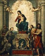 Madonna with St Francis Antonio Cavallucci